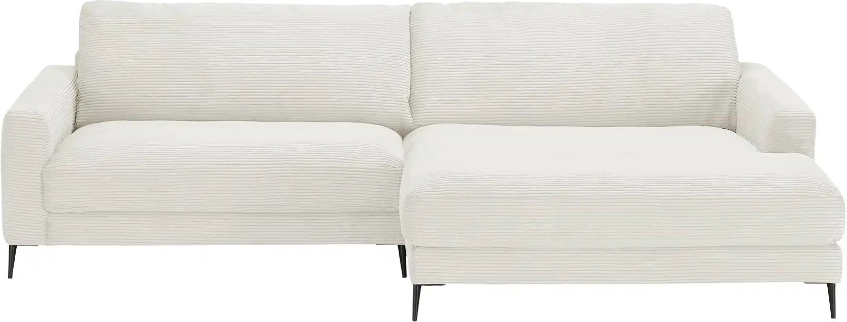 Gray & Jones Cord-Sofa CAP FERRAT 1.2 ¦ weiß ¦ Maße (cm): B: 272 H: 84 T: 190.0 Polstermöbel > Sofas > Ecksofas - Höffn...