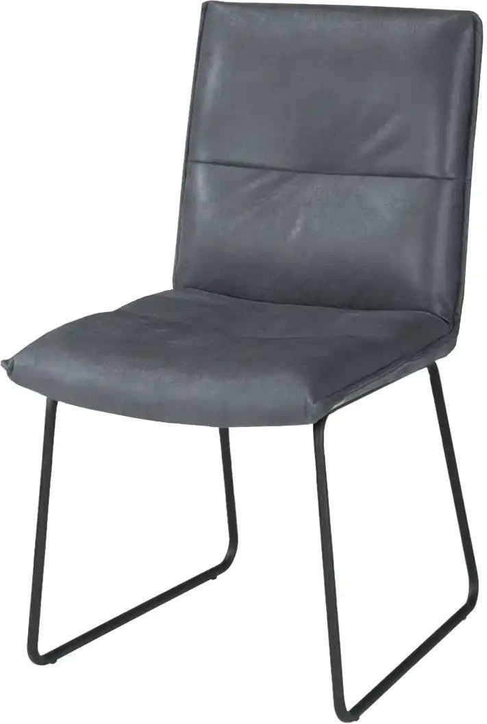 KOINOR Kufenstuhl Essay ¦ blau ¦ Maße (cm): B: 49 H: 86 T: 63.0 Stühle > Küchenstühle > Polster Küchenstühle - Höffner