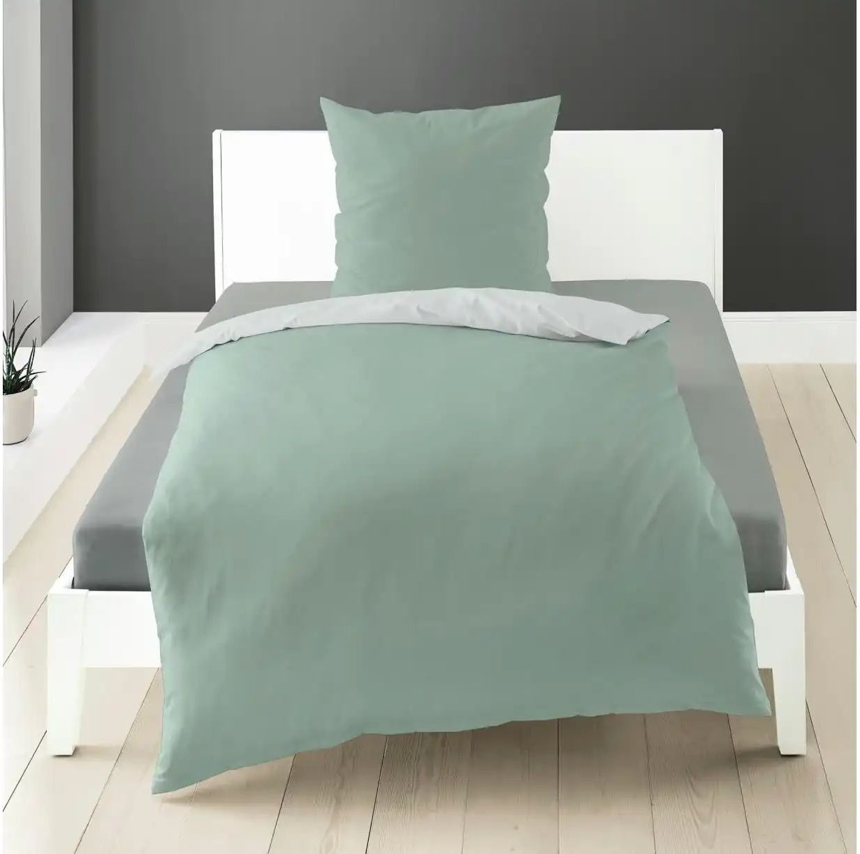 Bierbaum Renforce Bettwäsche ¦ grün ¦ Maße (cm): B: 240 H: 1 Bettwaren > Bettwäsche > Bettwäsche ganzjährig - Höffner