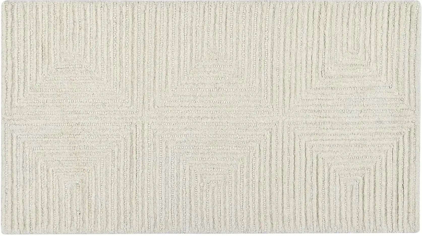 como Handtuft-Teppich Patna ¦ creme ¦ Wolle,Baumwolle,Synthetische Fasern ¦ Maße (cm): B: 80 Teppiche > Naturteppiche -...