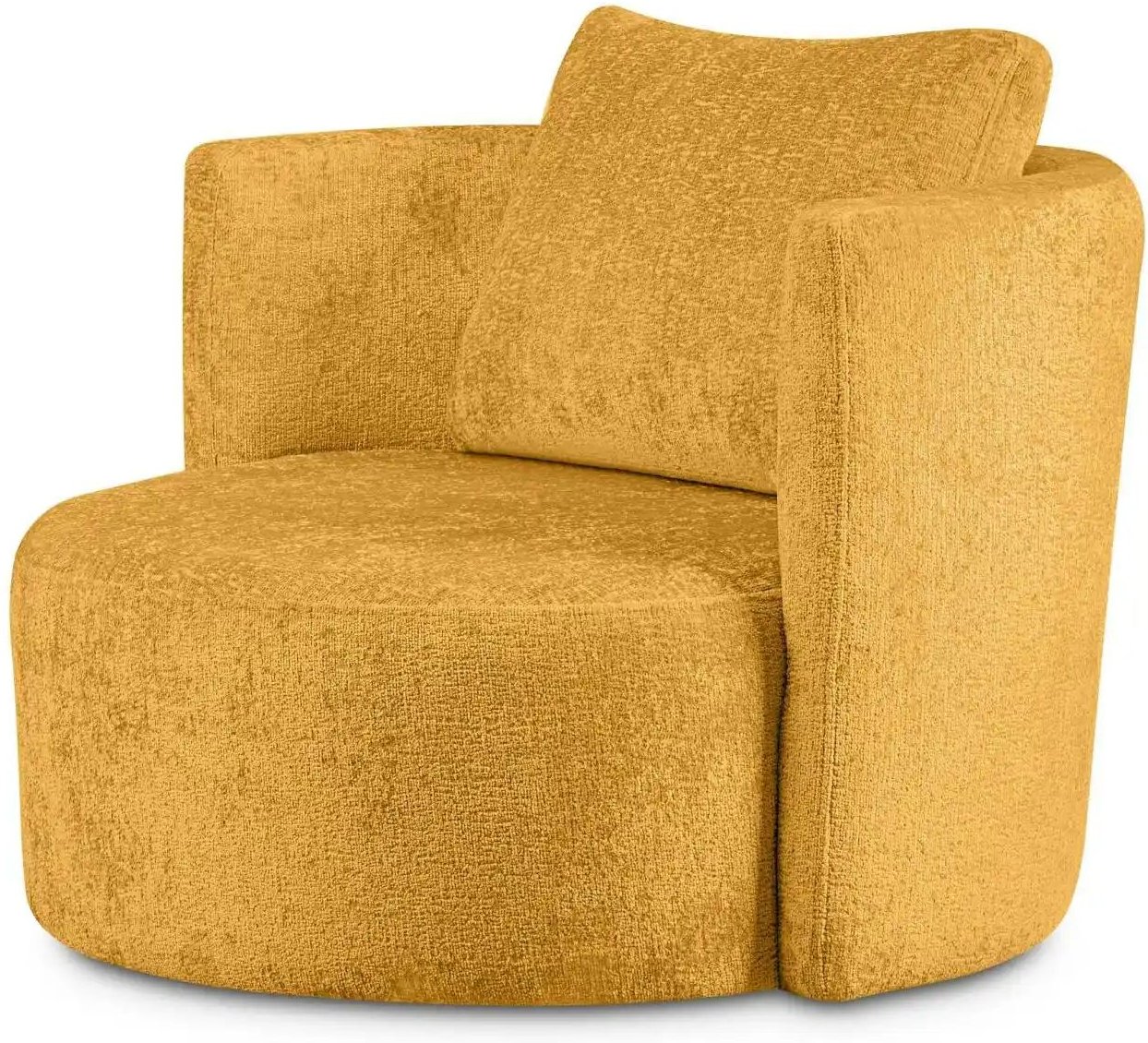 KONSIMO Drehsessel Raggi ¦ gelb ¦ Maße (cm): B: 92 H: 75 Polstermöbel > Sessel > Drehsessel - Höffner