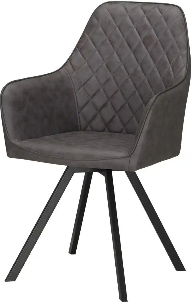 Armlehnenstuhl Calvin ¦ grau ¦ Maße (cm): B: 58 H: 94 T: 62.0 Stühle > Polsterstühle - Höffner