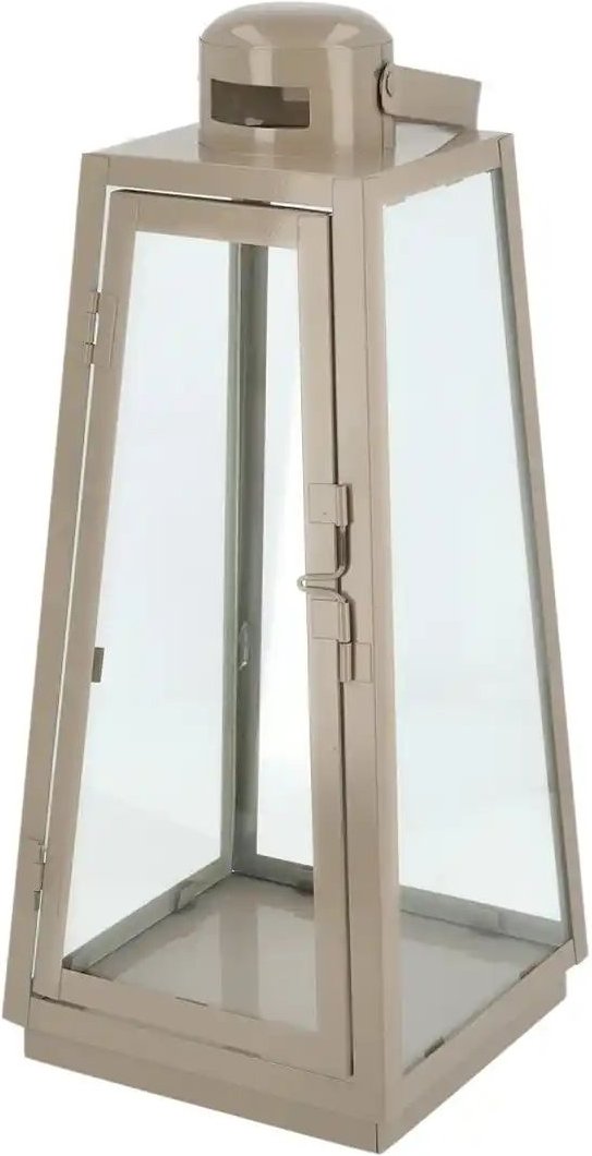 Laterne ¦ beige ¦ Metall,Glas ¦ Maße (cm): B: 16,2 H: 38,5 T: 16.2 Accessoires > Kerzen & Kerzenständer - Höffner