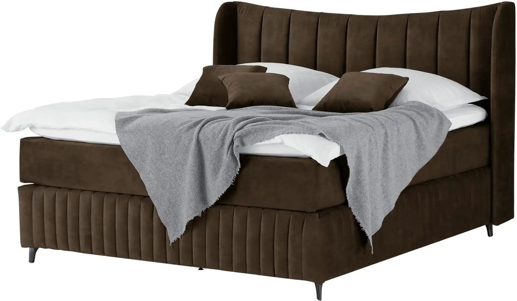 Kings and Queens Boxspringbett Uldur ¦ braun ¦ Maße (cm): B: 174 H: 122 Betten > Boxspringbetten - Höffner