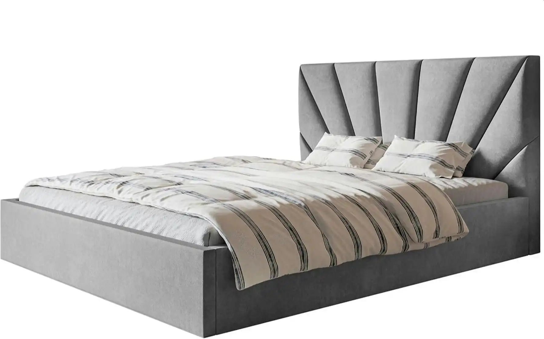 Thumbnail - Polsterbett mit Stauraum Sleaford ¦ grau ¦ Maße (cm): B: 128 H: 90 Betten > Polsterbetten - Höffner