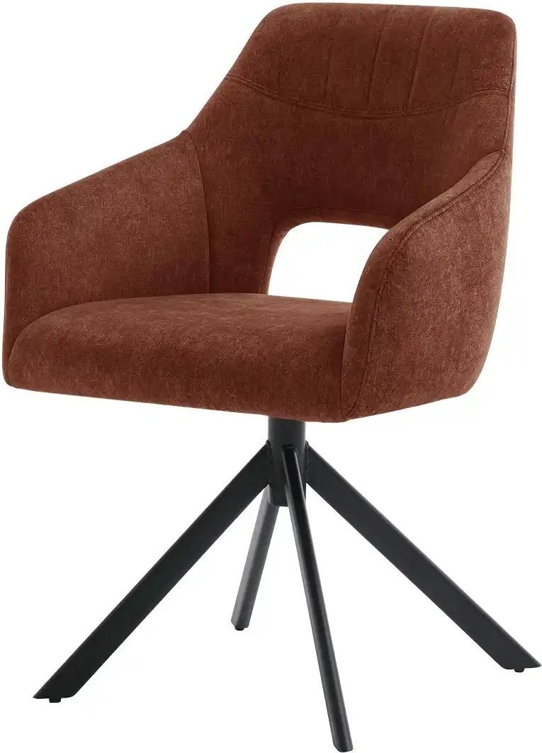 Woodford Armlehnstuhl Moderna ¦ braun ¦ Maße (cm): B: 57 H: 84 T: 59.0 Stühle > Esszimmerstühle > Esszimmerstühle mit A...