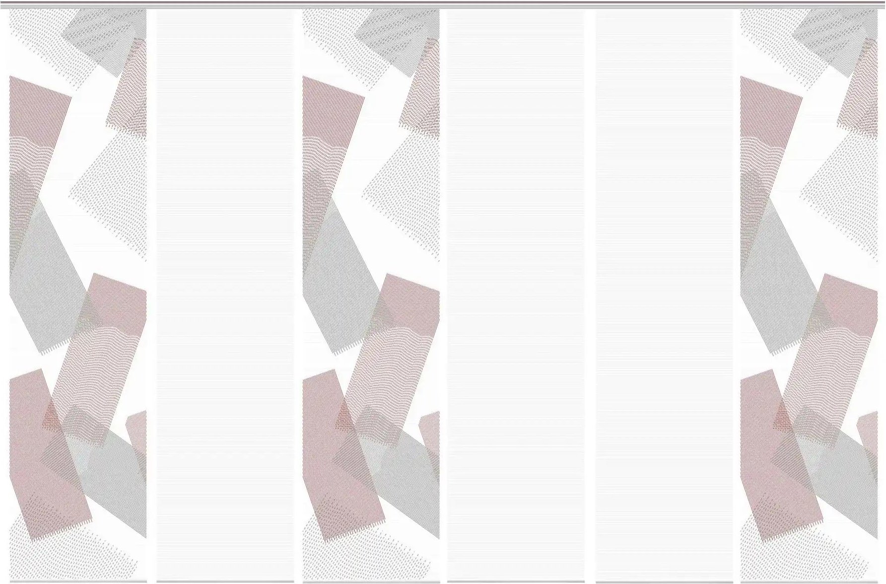 VISION S Schiebevorhang ¦ rot ¦ Synthetik ¦ Maße (cm): B: 60 H: 260 Gardinen & Rollos > Gardinen & Vorhänge > Schiebeg...