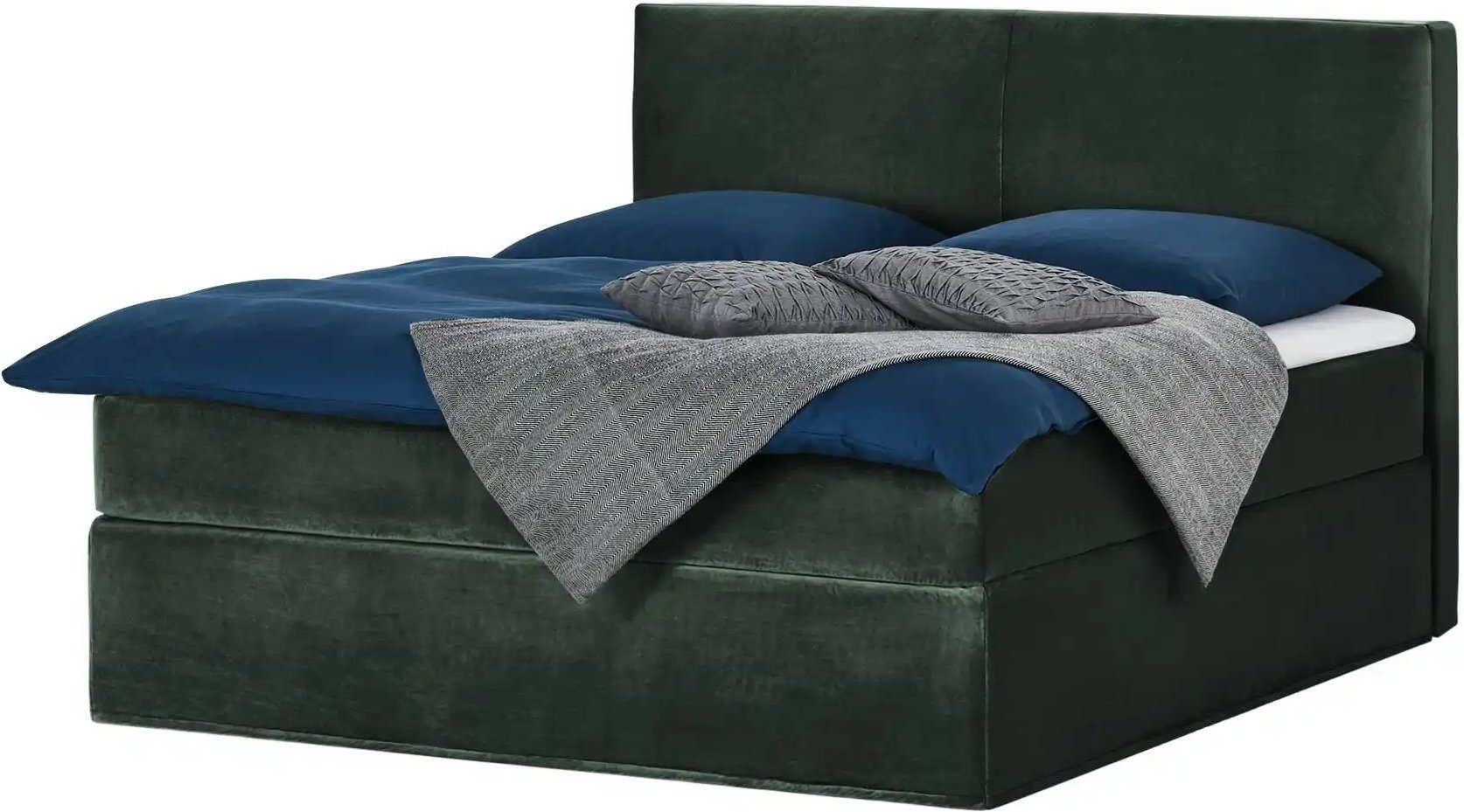 Boxi Boxspringbett 160 x 200 cm Boxi Classic ¦ grün ¦ Maße (cm): B: 160 H: 125 Betten > Boxspringbetten - Höffner