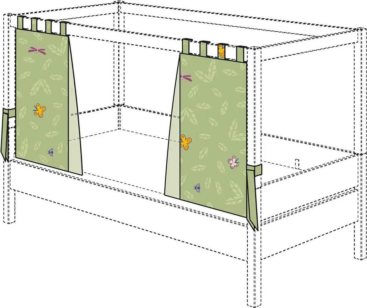 PAIDI Baldachin-Set Petersilienweg 8 ¦ grün Sonstiges Zubehör - Höffner