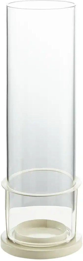 HOME STORY Windlicht ¦ creme ¦ Metall,Glas ¦ Maße (cm): B: 9 H: 31 Accessoires > Kerzen & Kerzenständer - Höffner