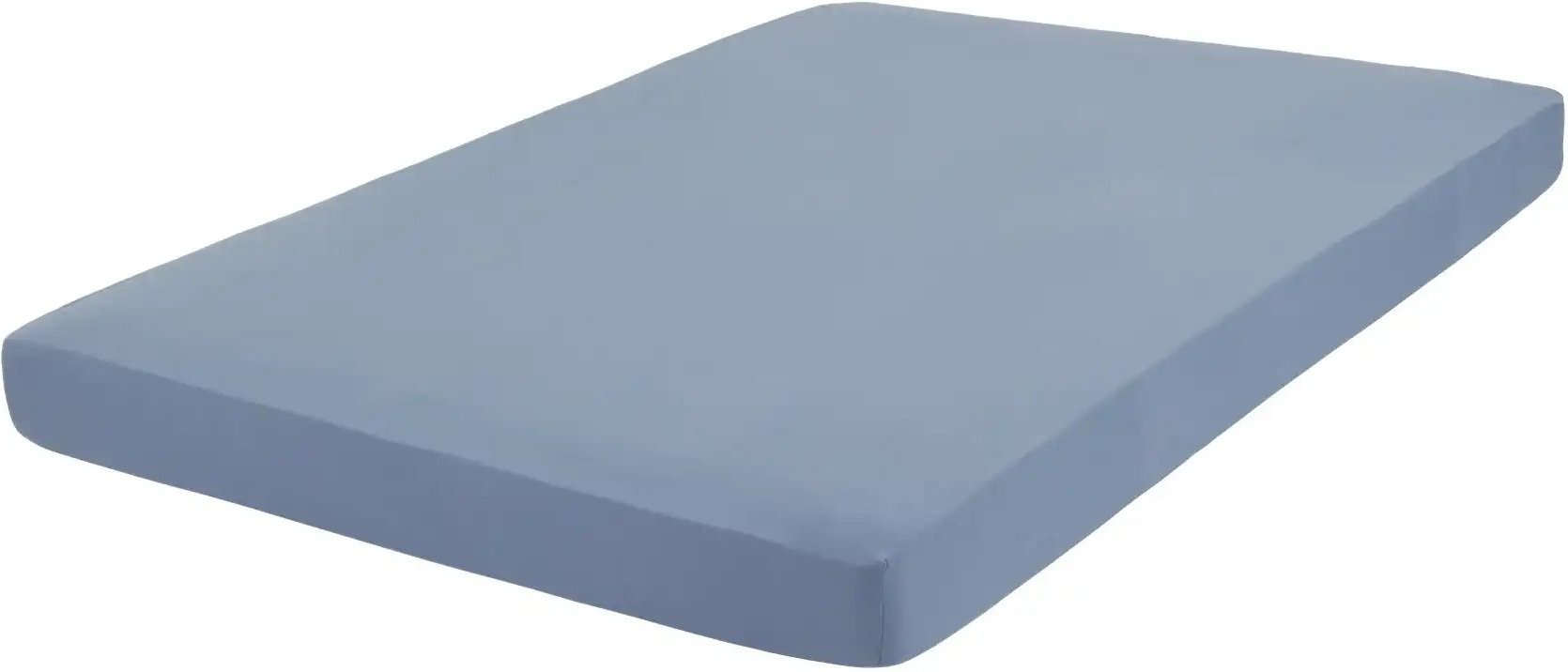 Como Green Bio-Mako-Jersey Spannbettuch ¦ blau ¦ Maße (cm): B: 90 Bettwaren > Bettlaken - Höffner