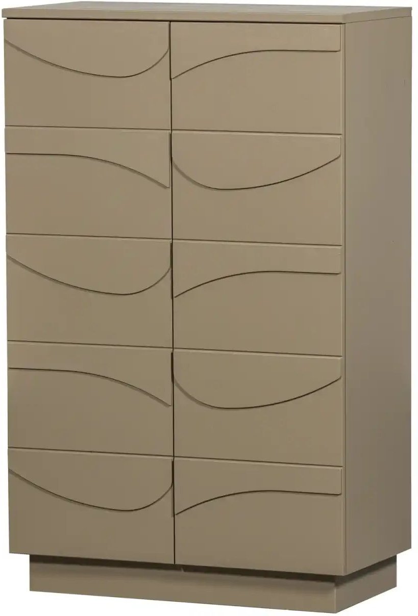 WOOOD Highboard ¦ braun ¦ Maße (cm): B: 72 H: 116 Kommoden & Sideboards > Highboards - Höffner