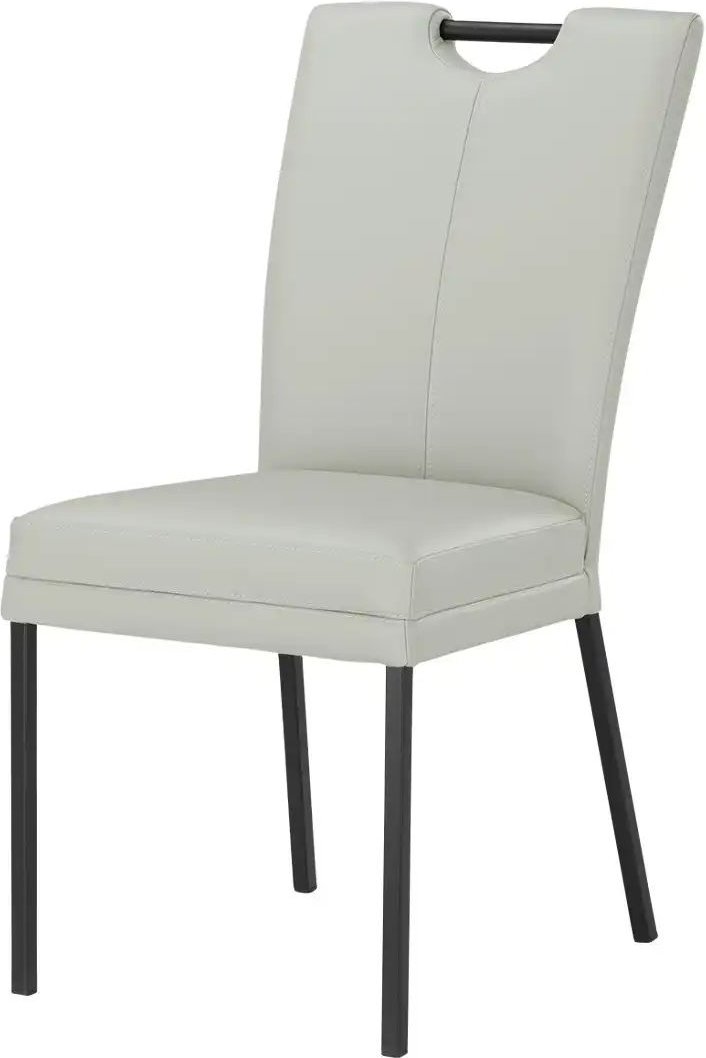 Wohnwert Polsterstuhl mit Griff Mia ¦ grau ¦ Maße (cm): B: 46 H: 98 T: 58.0 Stühle > Küchenstühle > Polster Küchenstühle...