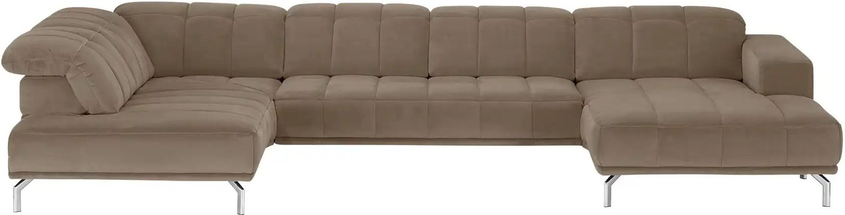 Lounge Collection Wohnlandschaft Sarina ¦ braun ¦ Maße (cm): B: 383 H: 75 T: 212.0 Polstermöbel > Sofas > Wohnlandschaf...