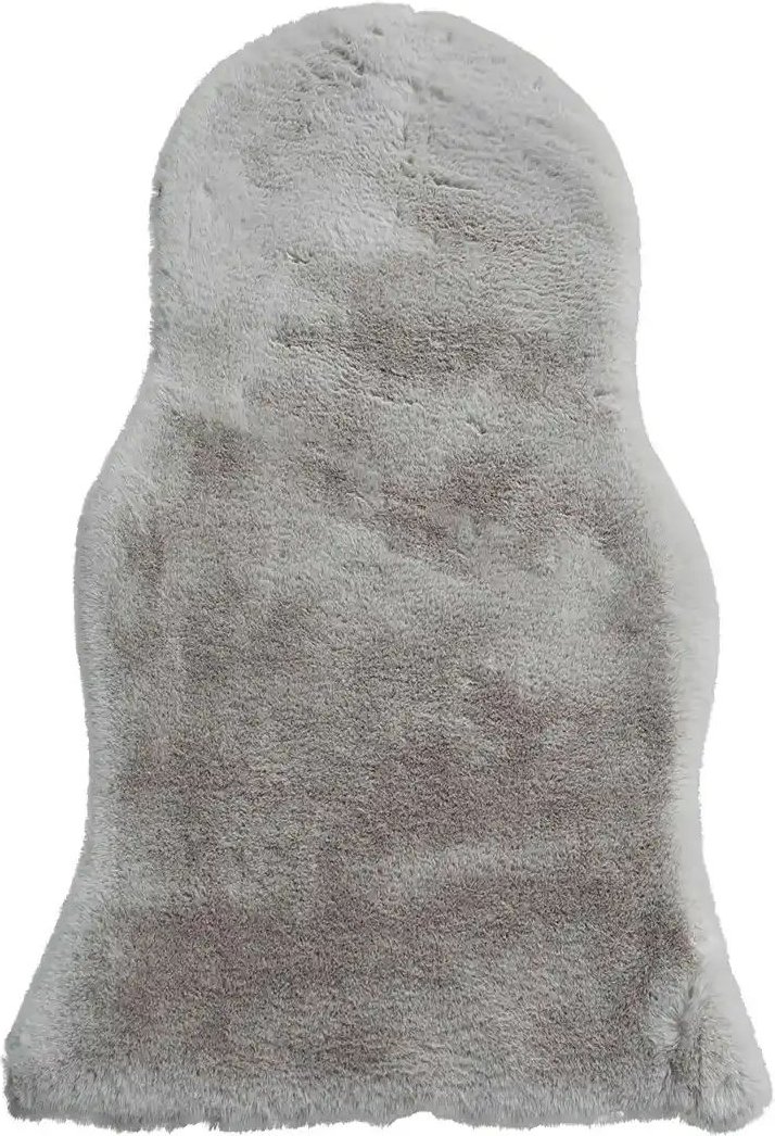 Thumbnail - como Kunstfell Tierfellform Bunny Soft ¦ silber ¦ Synthetische Fasern ¦ Maße (cm): B: 55 Teppiche > Felle > Kunstfelle -...