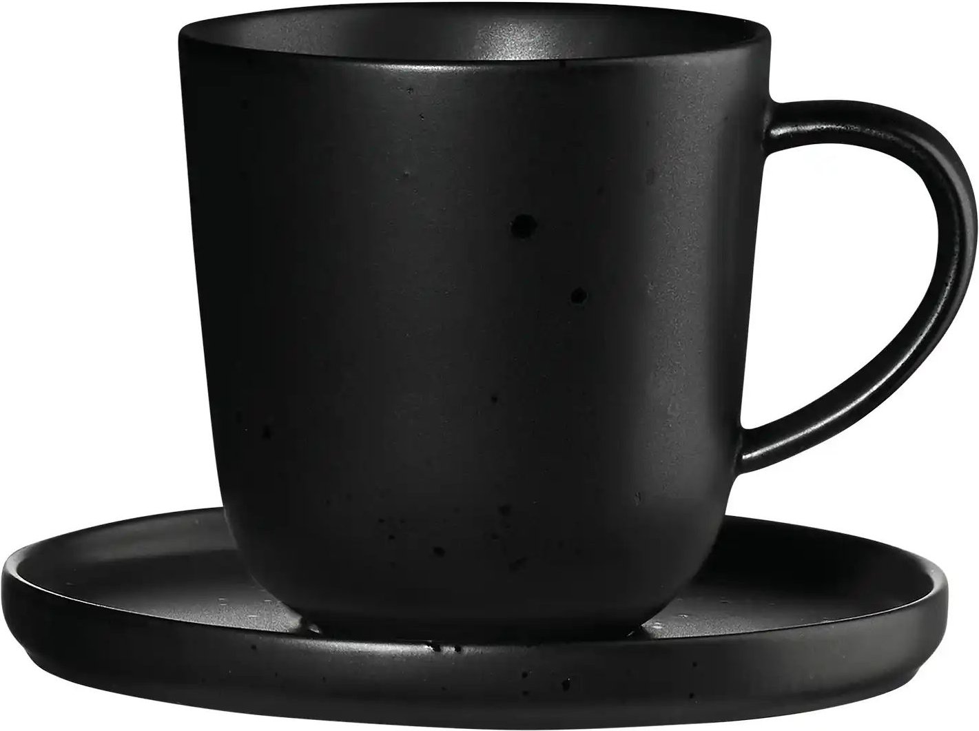 ASA SELECTION Espressotasse mit Untertasse Kuro ¦ schwarz ¦ Maße (cm): H: 6 Ø: 6 Geschirr > Einzelgeschirrteile - Höff...