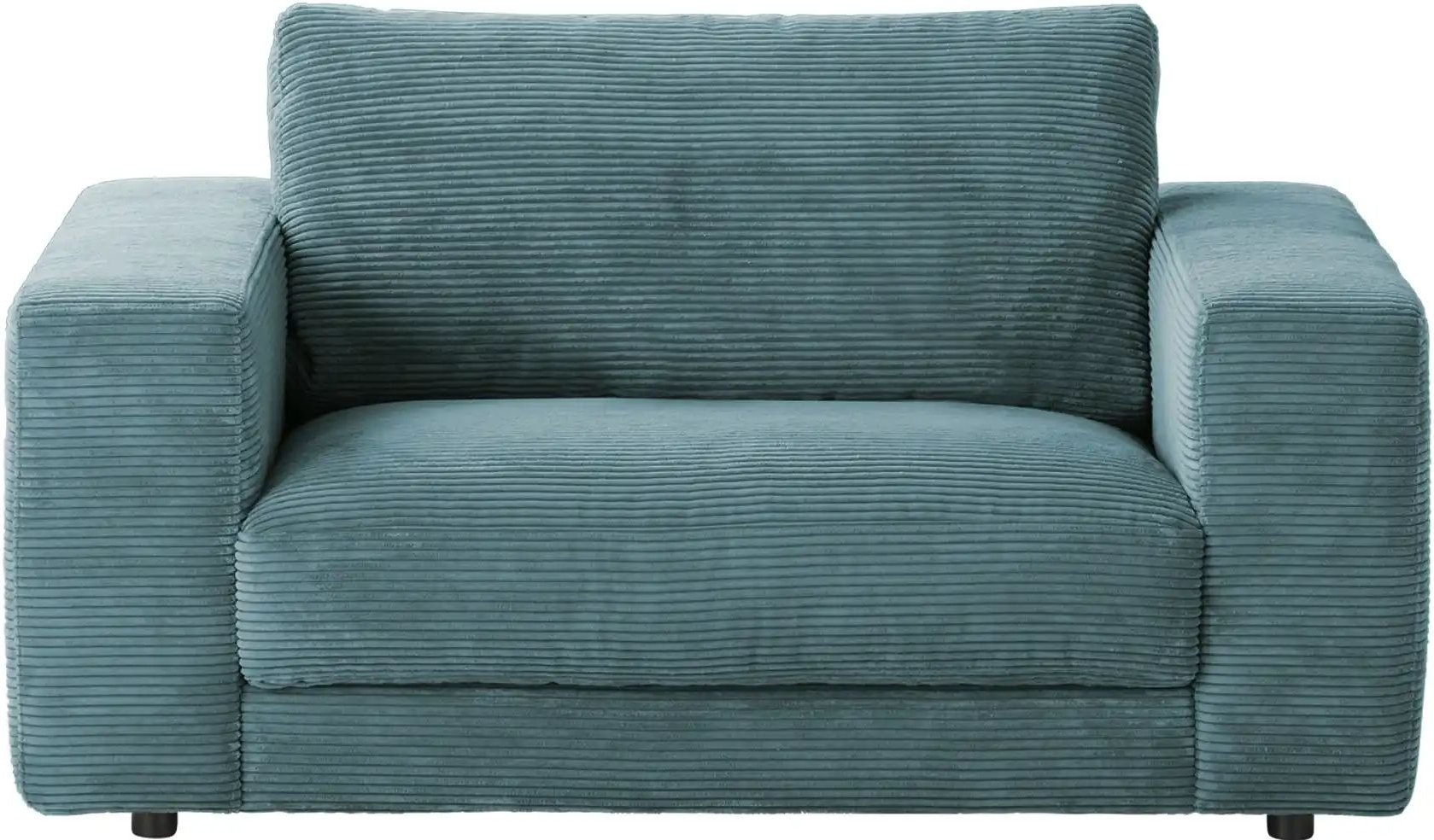 Jette Home Megasessel aus Cord  Sila ¦ türkis/petrol ¦ Maße (cm): B: 150 H: 85 T: 107.0 Polstermöbel > Sofas > Einzelsof...