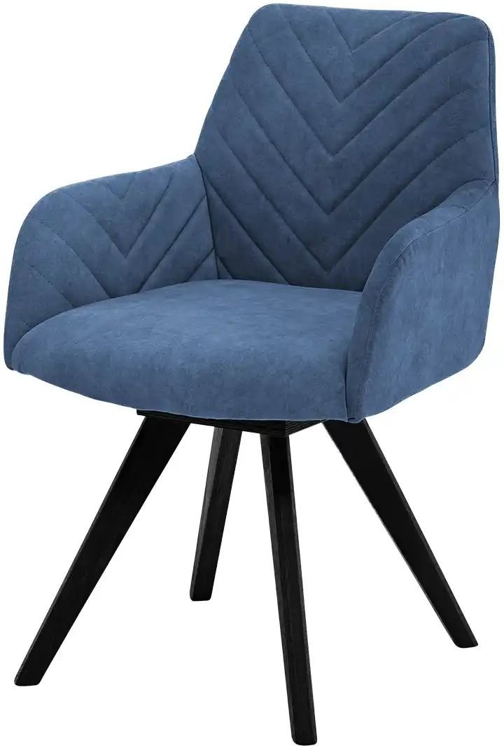 Woodford Esszimmerstuhl Delhi ¦ blau ¦ Maße (cm): B: 61 H: 88 T: 66.5 Stühle > Küchenstühle > Küchenstühle mit Armlehne...