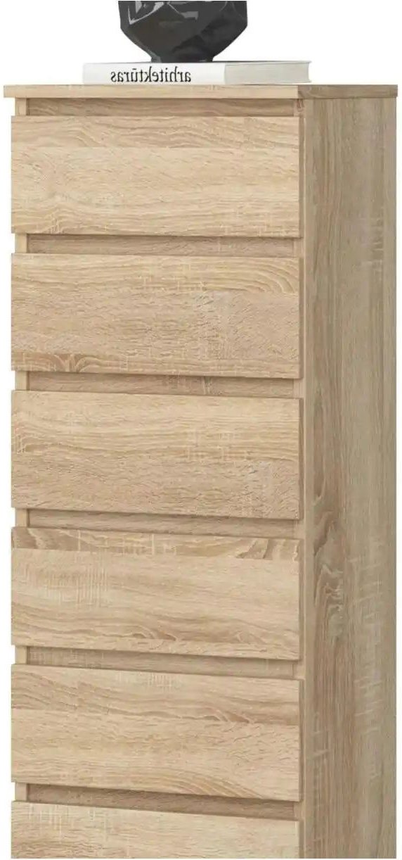 Kommode mit 6 Schubladen Carlo ¦ holzfarben ¦ Maße (cm): B: 40 H: 109 Kommoden & Sideboards > Kommoden - Höffner
