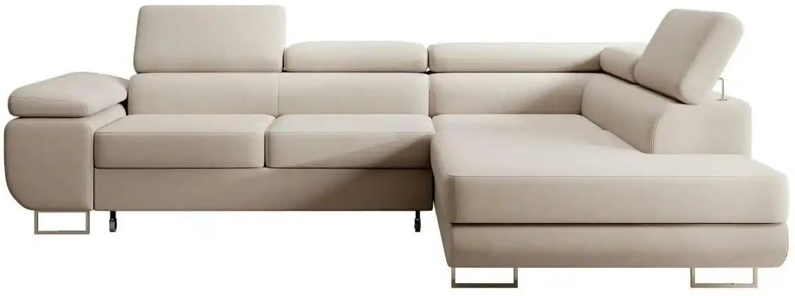 Selsey Ecksofa mit Schlaffunktion Stevil ¦ grau ¦ Maße (cm): B: 275 H: 90 Polstermöbel > Sofas > Ecksofas - Höffner