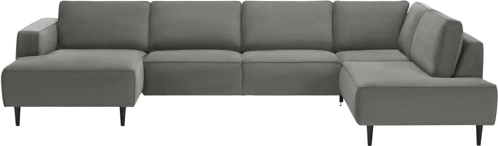 SOHO Wohnlandschaft Jesska ¦ grau ¦ Maße (cm): B: 335 H: 83 T: 200.0 Polstermöbel > Sofas > Wohnlandschaften - Höffner