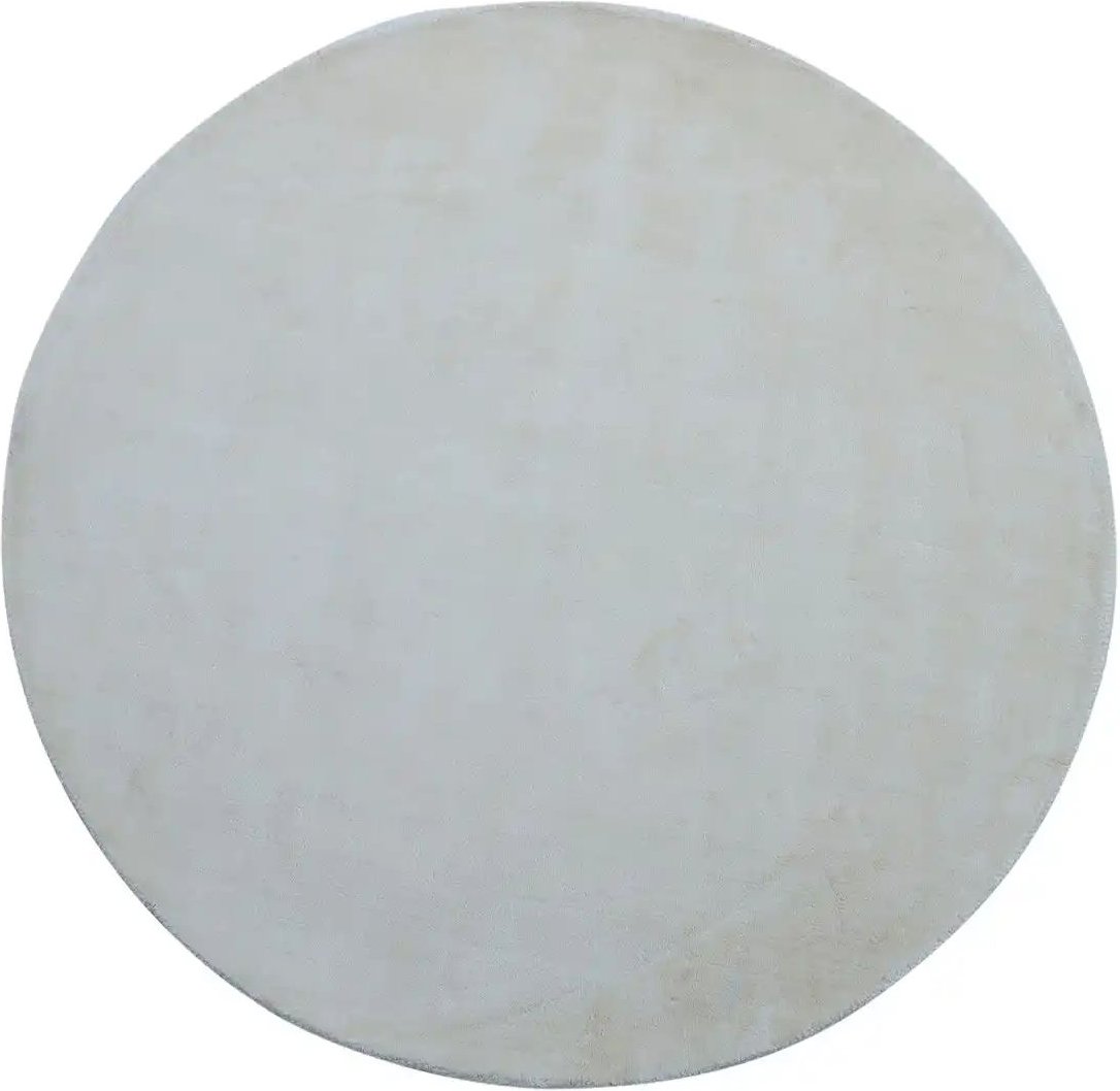 como Handloom-Teppich Flavia ¦ weiß ¦ Viskose Ø: 160 Teppiche > Einfarbige Teppiche - Höffner