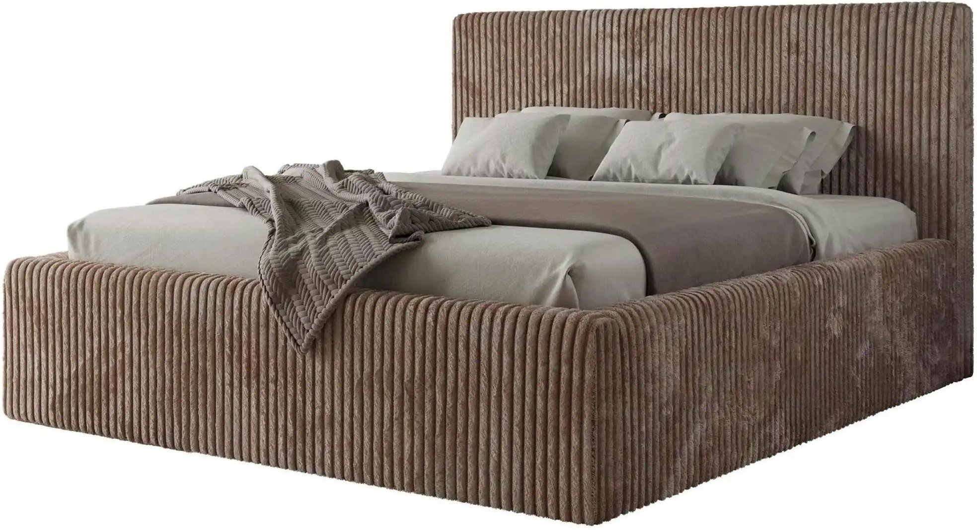 Polsterbett mit Bettkasten Tiliano Classic ¦ braun ¦ Maße (cm): B: 156 H: 108 Betten > Polsterbetten - Höffner