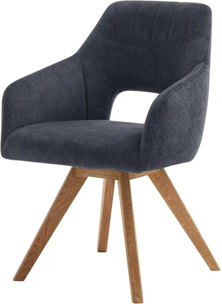 Woodford Armlehnstuhl  Moderna ¦ grau ¦ Maße (cm): B: 57 H: 84 T: 59.0 Stühle > Esszimmerstühle > Esszimmerstühle mit Ar...