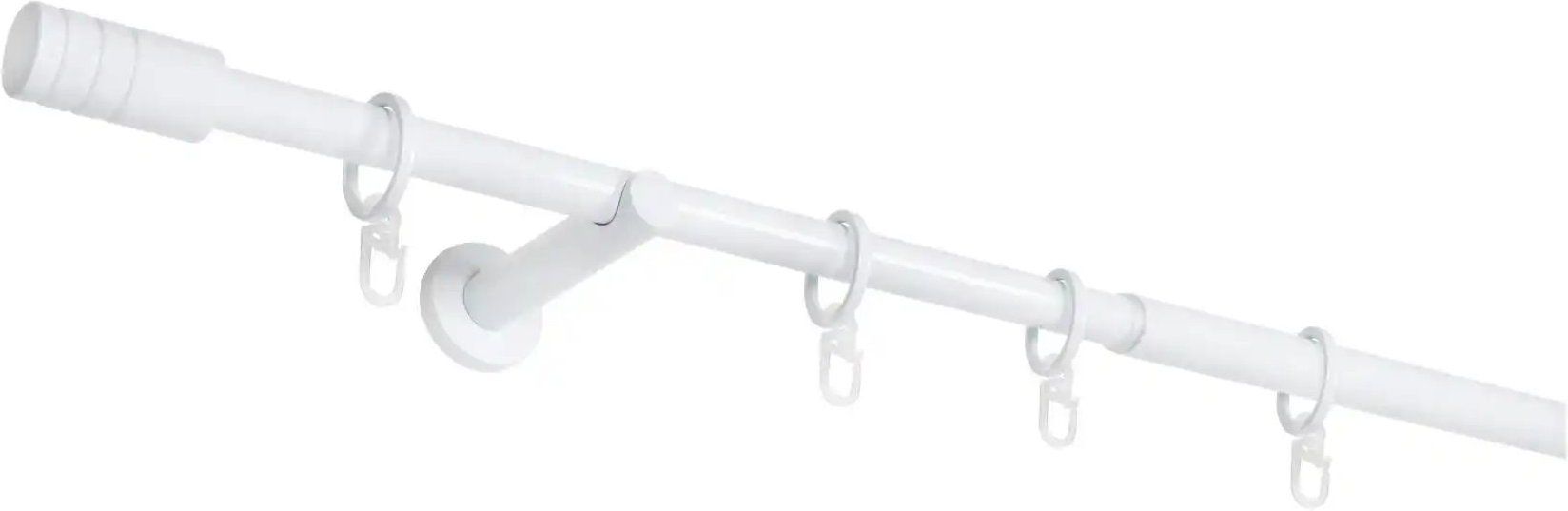 Mydeco Teleskopgarnitur rillcube ¦ weiß ¦ Stahl ¦ Maße (cm): B: 160 H: 1,9 Gardinen & Rollos > Gardinenstangen & Zubeh...