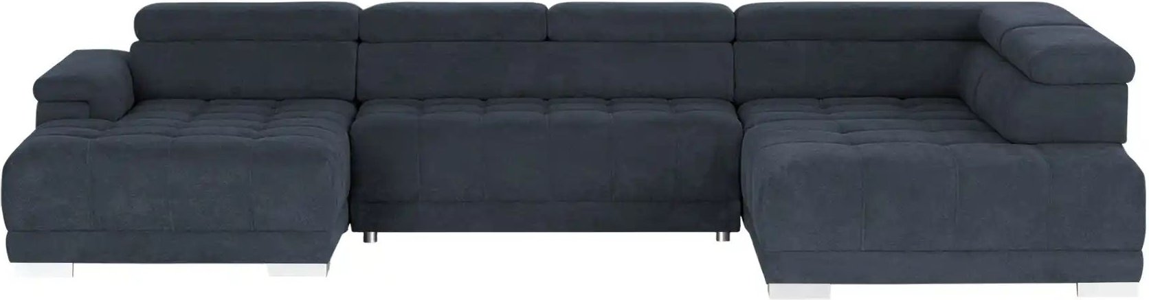 switch Wohnlandschaft aus Mikrofaser Campo ¦ blau ¦ Maße (cm): B: 374 H: 101 T: 220.0 Polstermöbel > Sofas > Wohnlandsch...