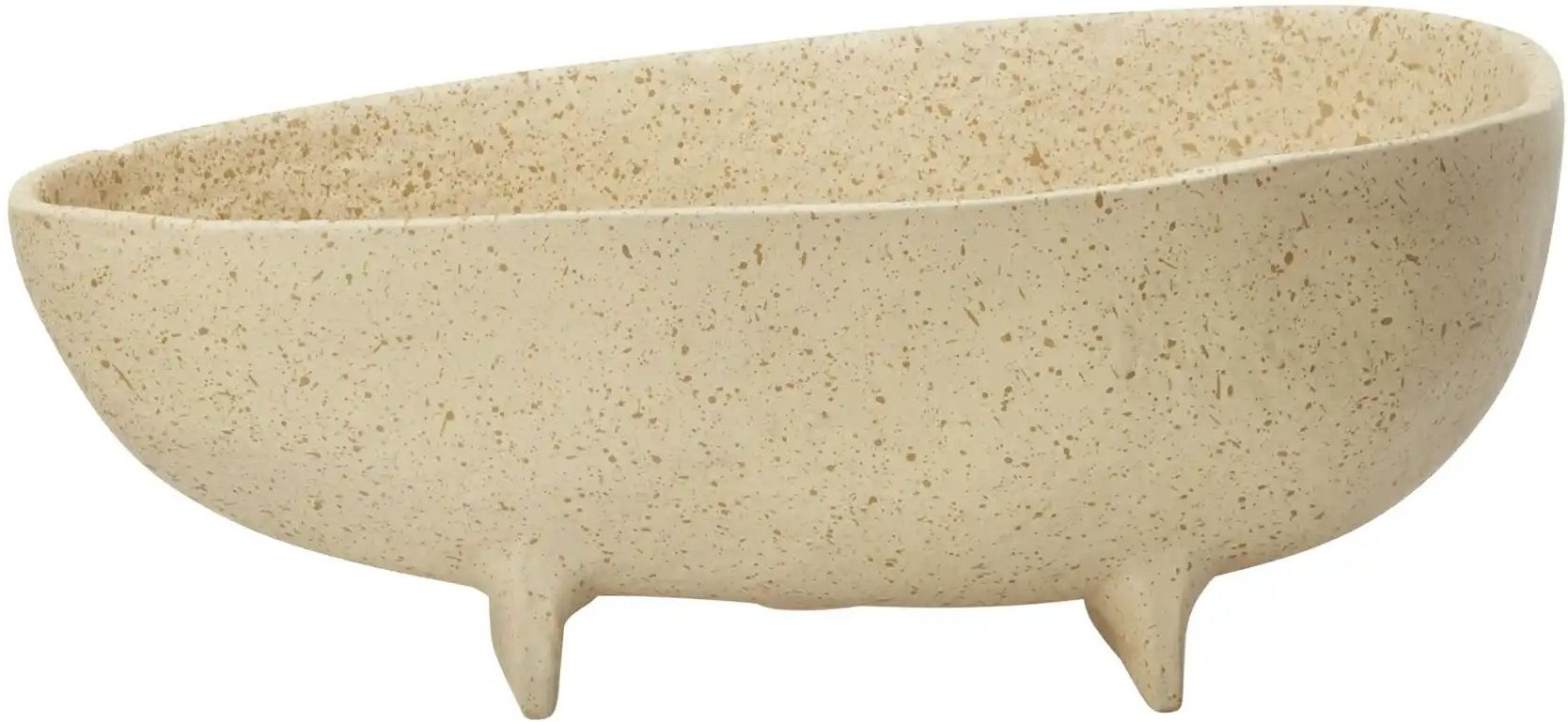 HOME STORY Deko Schale ¦ beige ¦ Aluminium ¦ Maße (cm): B: 24 H: 9 T: 13.5 Accessoires > Deko-Schalen - Höffner