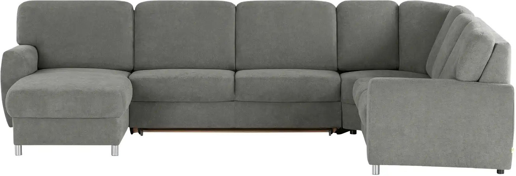 smart Wohnlandschaft Valencia ¦ grau ¦ Maße (cm): B: 341 Polstermöbel > Sofas > Schlafsofas - Höffner