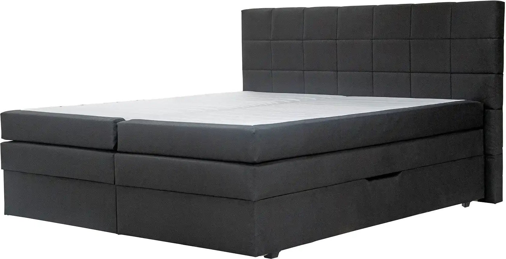 Boxspringbett Vito ¦ grau ¦ Maße (cm): B: 193 H: 117 Betten > Boxspringbetten - Höffner