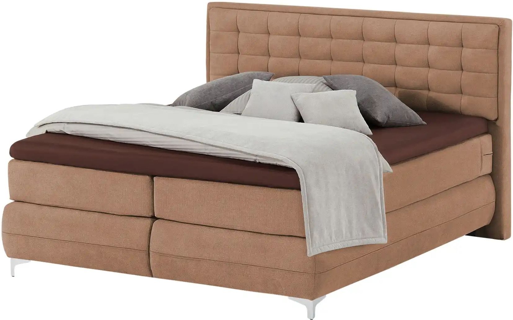 Musterring Boxspringbett Standardversion Dubai ¦ braun ¦ Maße (cm): B: 217 H: 124 Betten > Boxspringbetten - Höffner