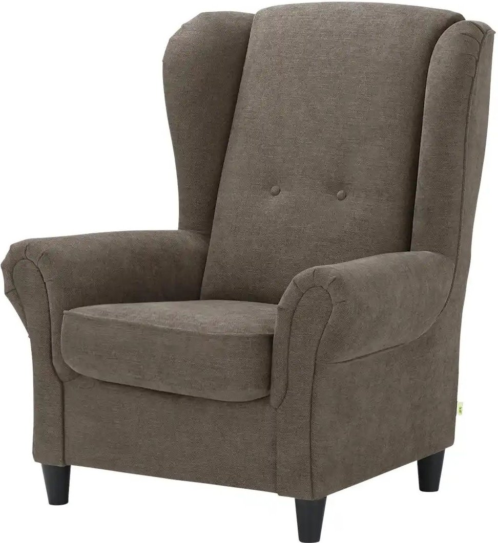 Sessel Kivana ¦ braun ¦ Maße (cm): B: 94 H: 112 T: 94.0 Polstermöbel > Sessel > Ohrensessel - Höffner