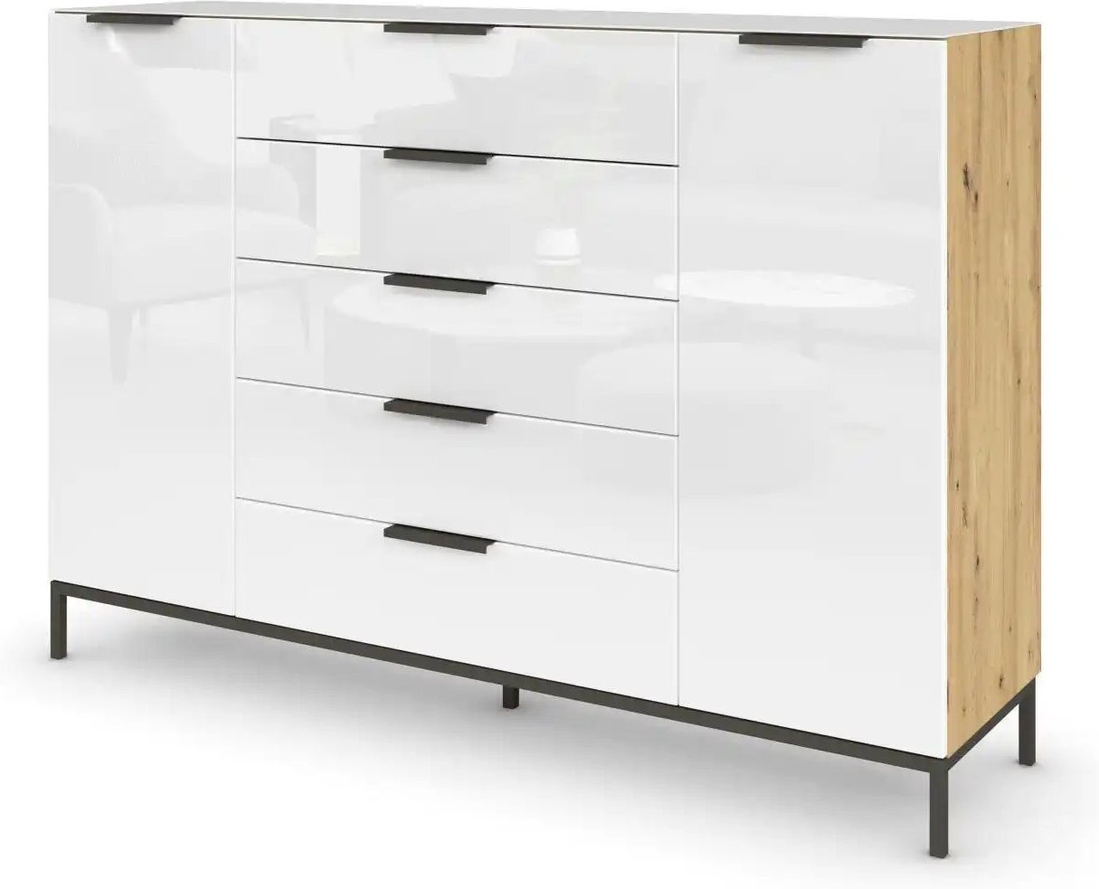 Highboard Flipp ¦ holzfarben ¦ Maße (cm): B: 160 H: 110 Kommoden & Sideboards > Highboards - Höffner
