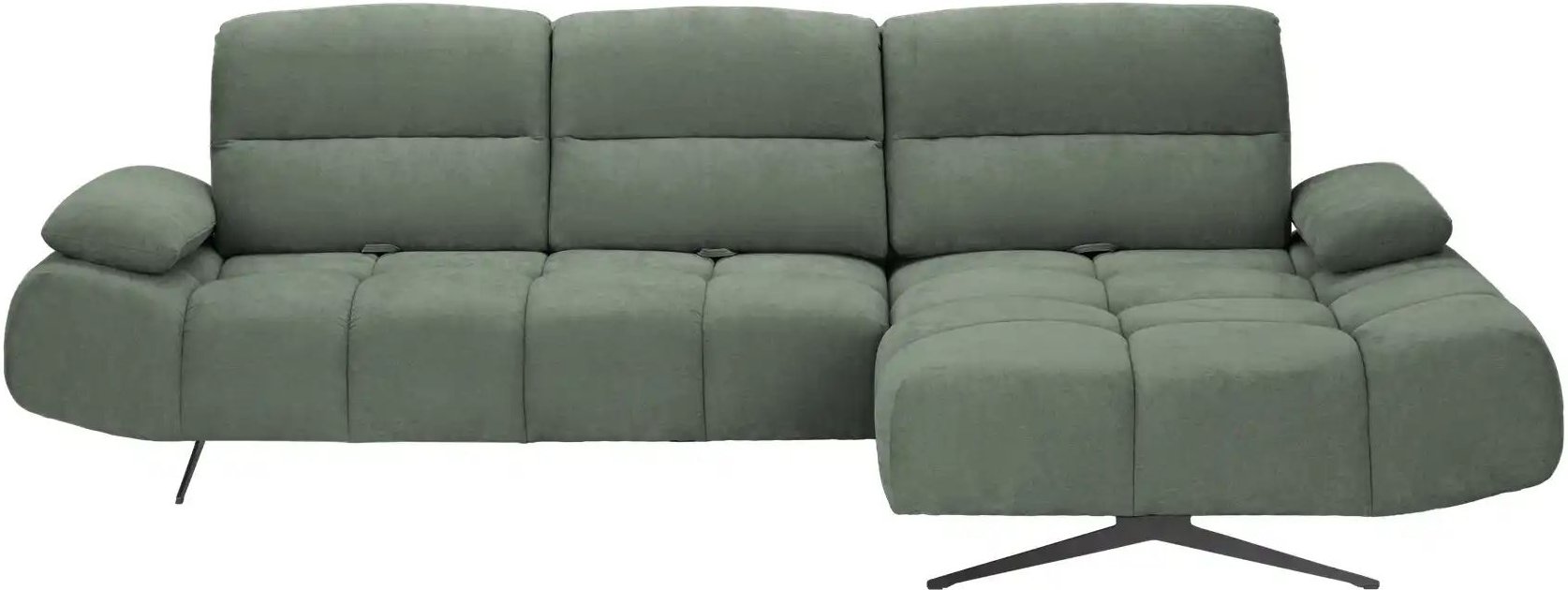 switch Ecksofa Falcao ¦ grün ¦ Maße (cm): B: 284 H: 91 T: 173.0 Polstermöbel > Sofas > Ecksofas - Höffner