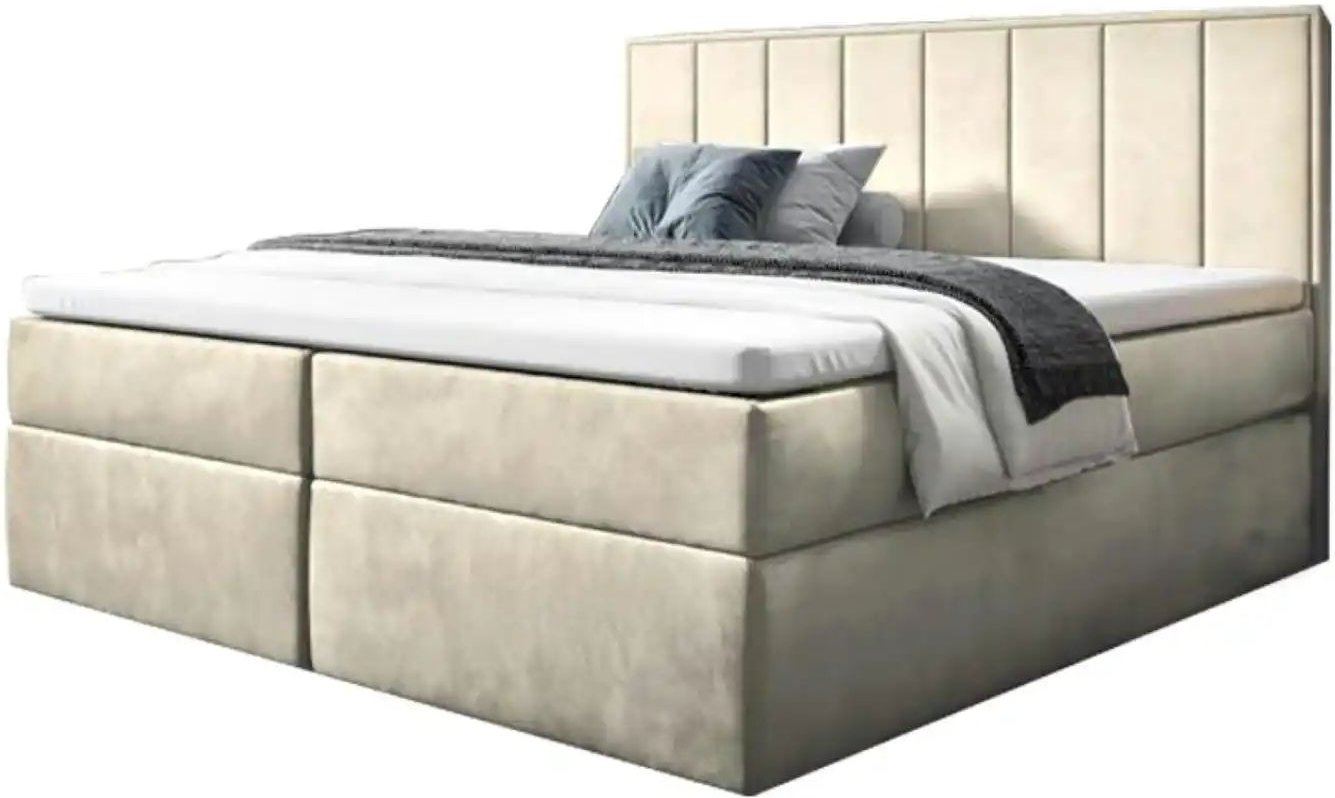 Boxbett mit Bettkasten Havana ¦ beige ¦ Maße (cm): B: 140 H: 110 Betten > Komfortbetten - Höffner