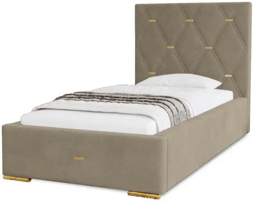 Polsterbett mit Stauraum Gwithian ¦ beige ¦ Maße (cm): B: 105 H: 100 Betten > Polsterbetten - Höffner