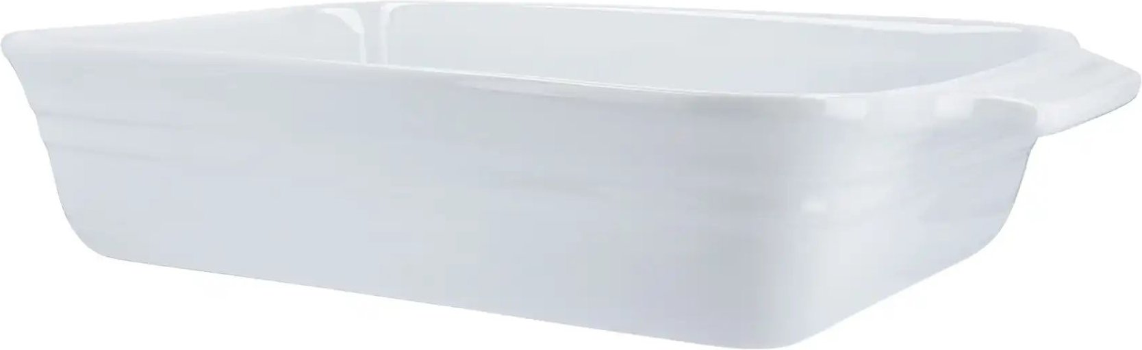 KHG Auflaufform ¦ weiß ¦ Steinzeug/Steingut ¦ Maße (cm): B: 23 H: 8 Küchenzubehör & Helfer > Bratformen & Auflaufforme...