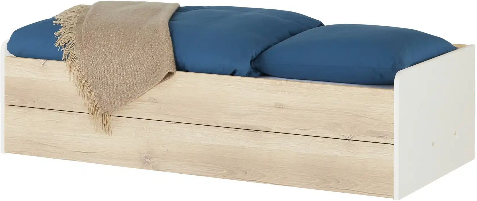 Stauraumbett Grow Up ¦ holzfarben ¦ Maße (cm): B: 127 H: 54,5 Betten > Bettgestelle - Höffner