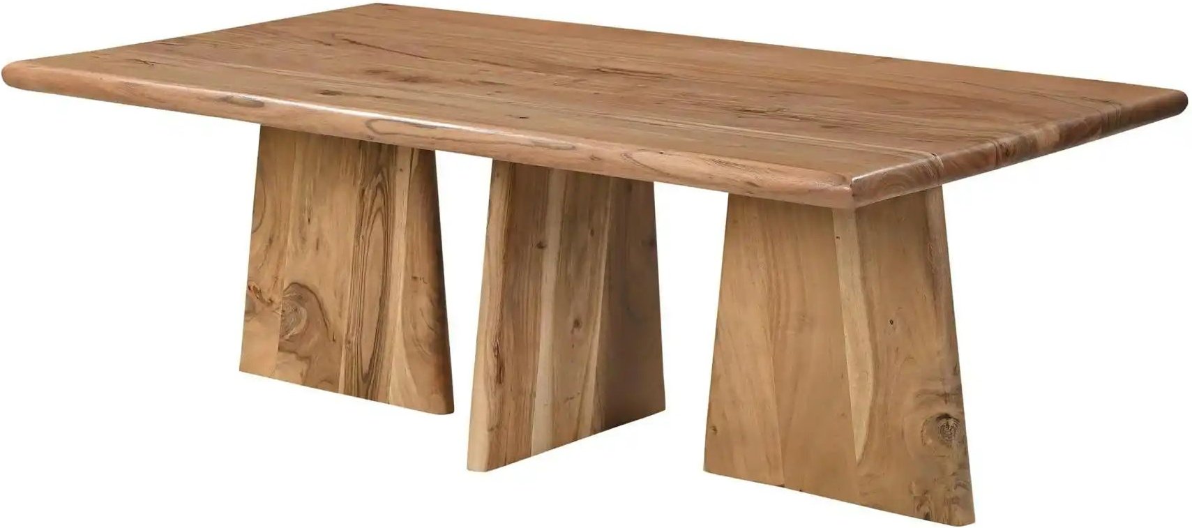 Couchtisch Acacia Wave ¦ braun ¦ Maße (cm): B: 130 H: 45 Tische > Couchtische > Couchtisch Massivholz - Höffner