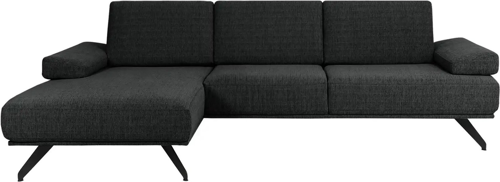 SOHO Ecksofa Gemma ¦ schwarz ¦ Maße (cm): B: 282 H: 84 T: 166.0 Polstermöbel > Sofas > 3-Sitzer - Höffner
