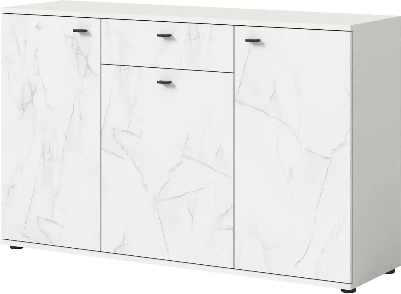Thumbnail - Sideboard Stone ¦ weiß ¦ Maße (cm): B: 138 H: 87 Kommoden & Sideboards > Sideboards - Höffner