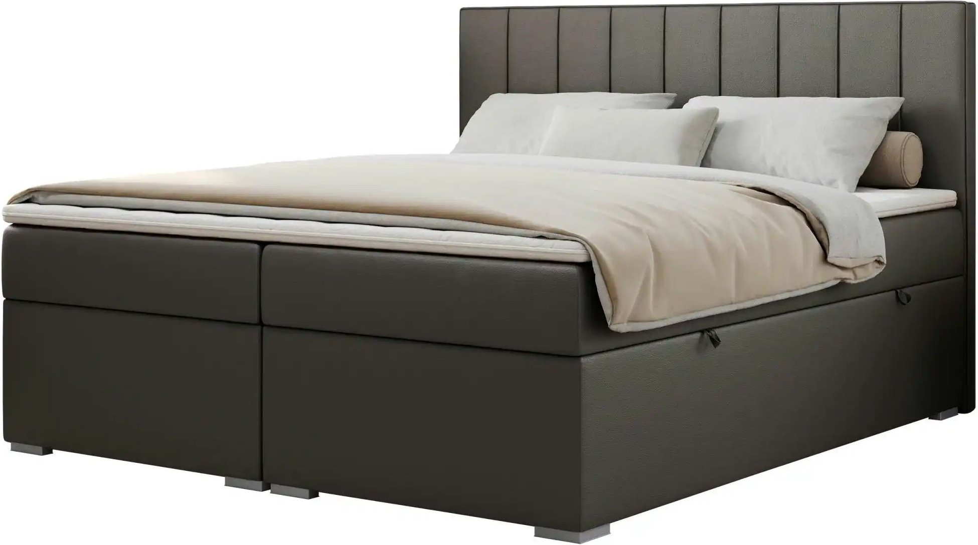 Boxbett mit Bettkasten Ally ¦ grau ¦ Maße (cm): B: 140 H: 118 Betten > Komfortbetten - Höffner