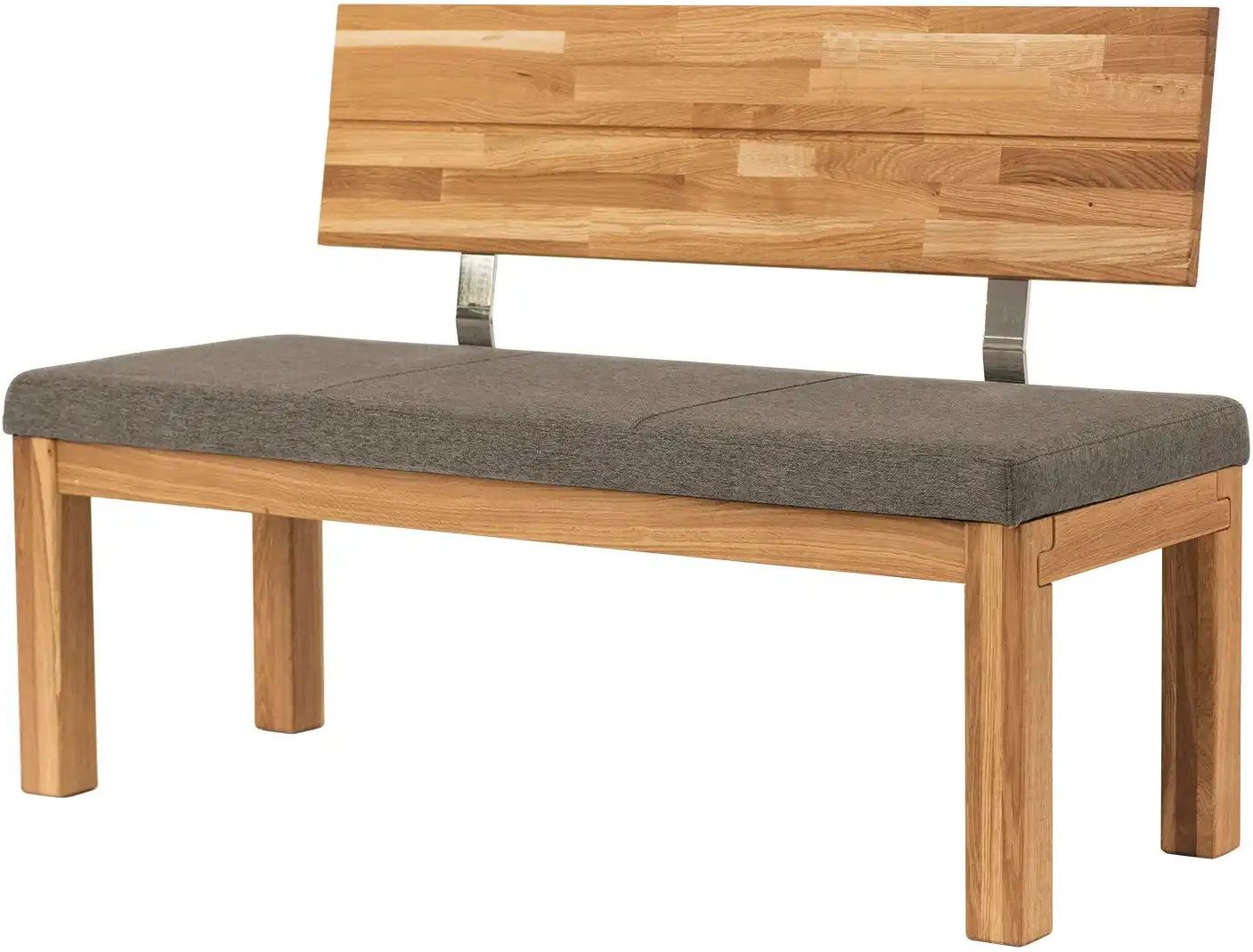 Woodford Polster-Sitzbank massiv Catania ¦ braun ¦ Maße (cm): B: 150 H: 87 T: 50.0 Bänke > Einzelbänke - Höffner