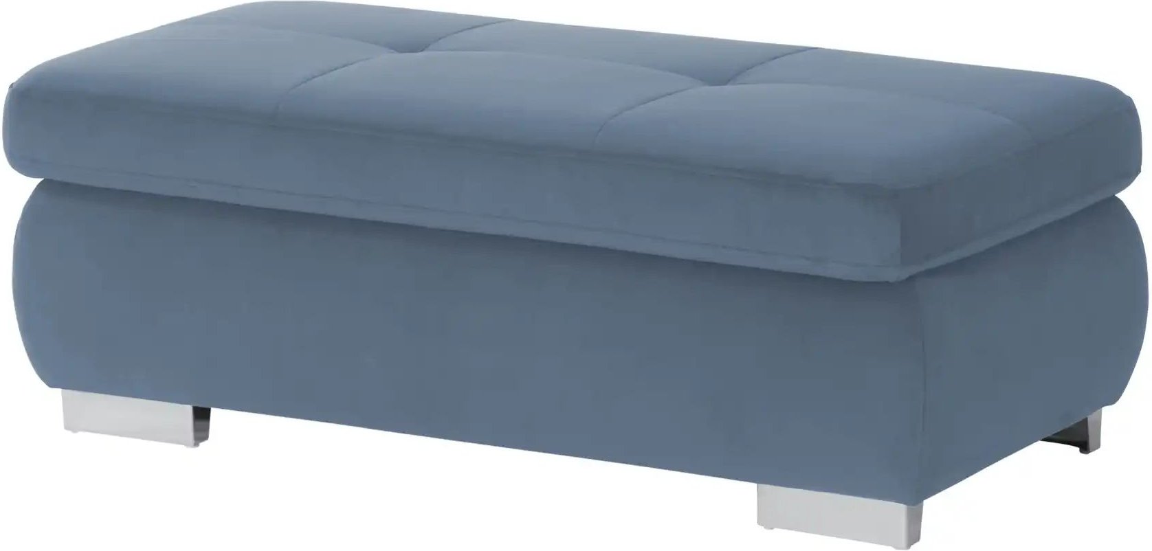 Lounge Collection Polsterhocker  Affair ¦ blau ¦ Maße (cm): B: 129 H: 47 T: 64.0 Polstermöbel > Hocker - Höffner