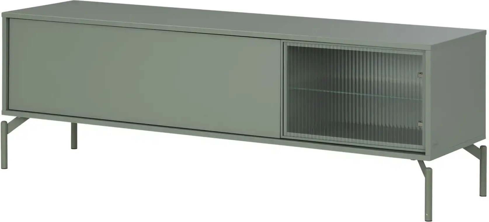 Love it TV-Lowboard Flumeri ¦ grün ¦ Maße (cm): B: 155 H: 52 T: 43.0 Kommoden & Sideboards > Lowboards - Höffner