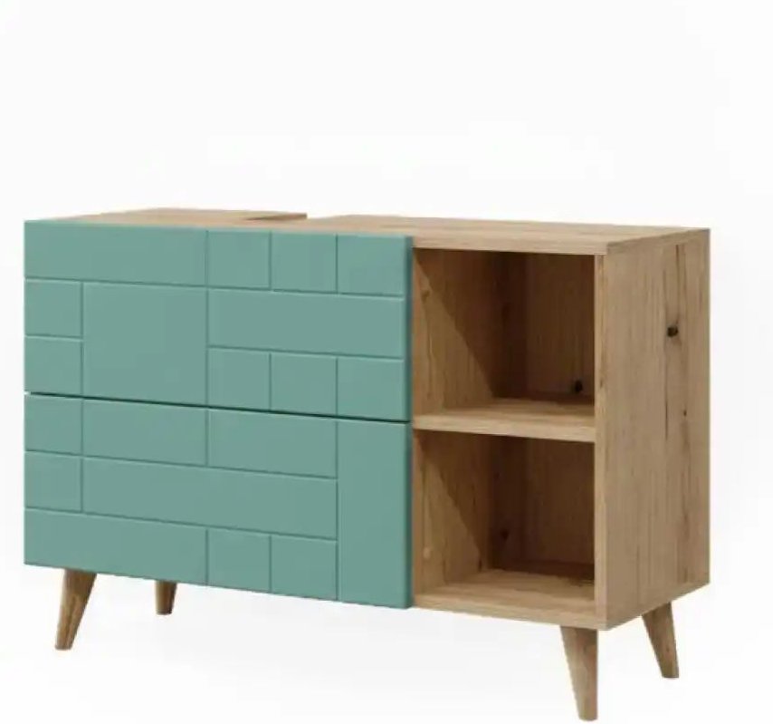 Waschbeckenunterschrank ¦ grün ¦ Maße (cm): B: 90 H: 59 Schränke > Badschränke > Waschbecken-unterschränke - Höffner