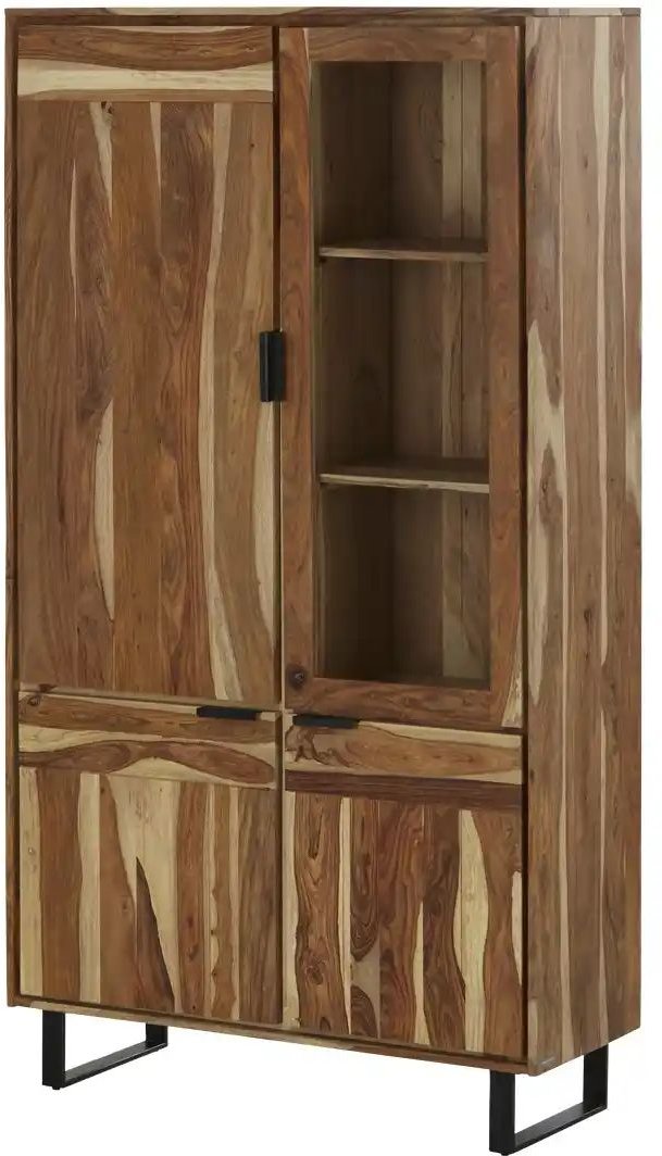 Gray & Jones Vitrine Tierra Fuego 2.0 ¦ holzfarben ¦ Maße (cm): B: 112 H: 203 T: 43.0 Schränke > Vitrinen - Höffner